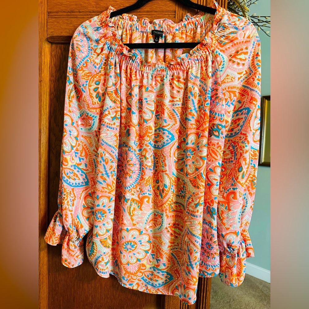 Talbots Floral Paisley Women's Top - Multicolor